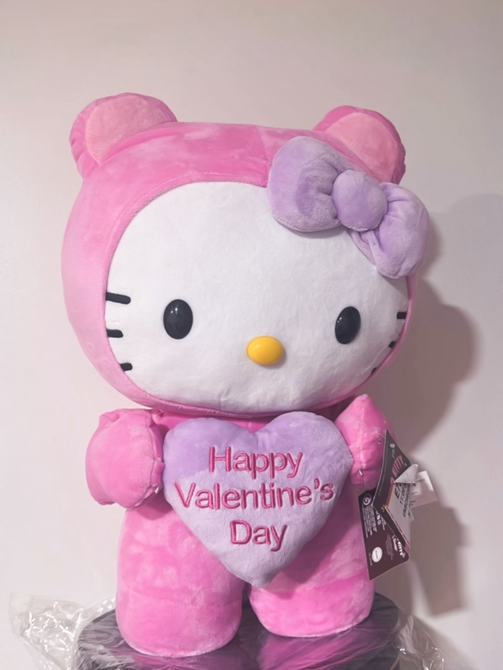 Sanrio Hello Kitty Pink Plush Valentines Day